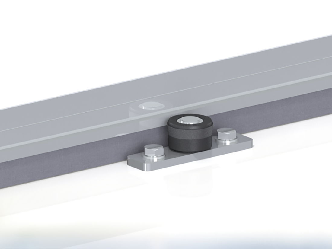 How to use the bottom guide roller