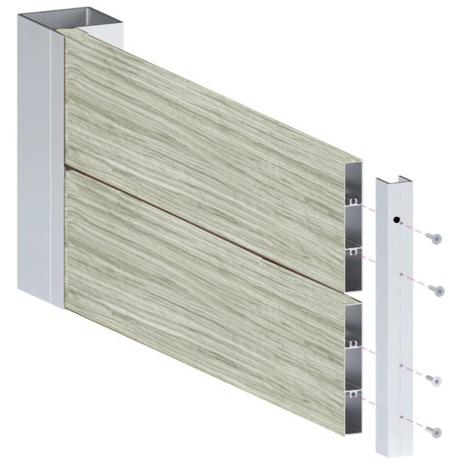 rectangular slat