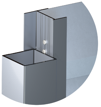 parallelogram slat in U-profile 
