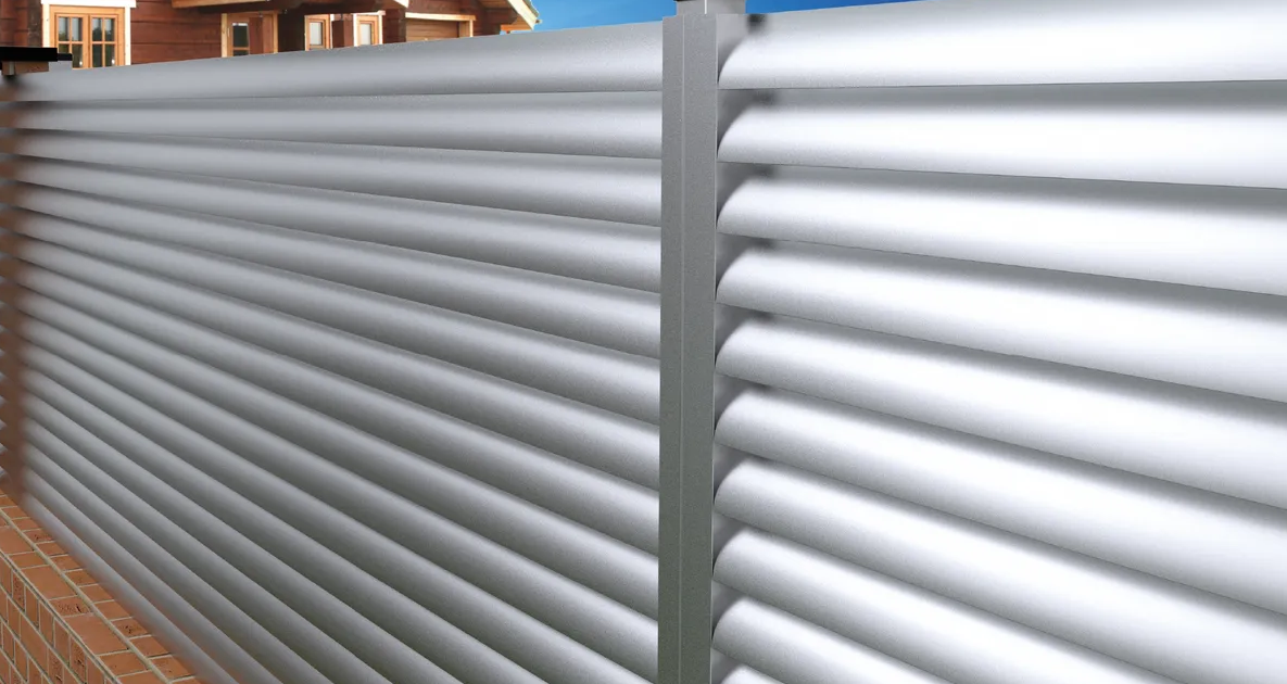 Angled raindrop slat
