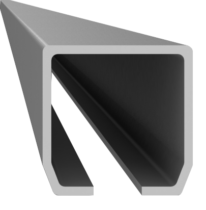 C-profile for sliding gate