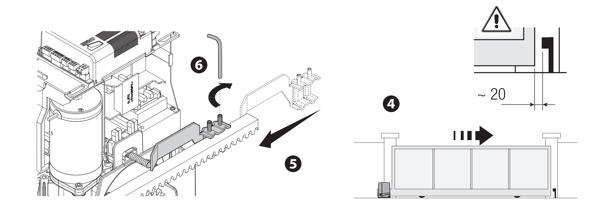 Mechanical switch stop at the closed position