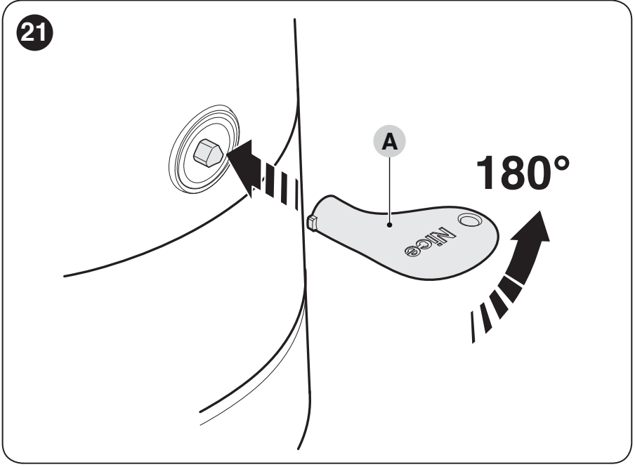 NICE HOPP – key release, 180° NICE HOPP – key release, 180°