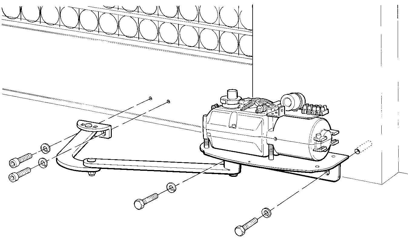 HYPPO – plate A on the post and bracket B on the gate leaf HYPPO – plate A on the post and bracket B on the gate leaf