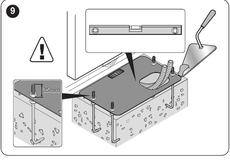 Levelling the ROBO1000 mounting plate