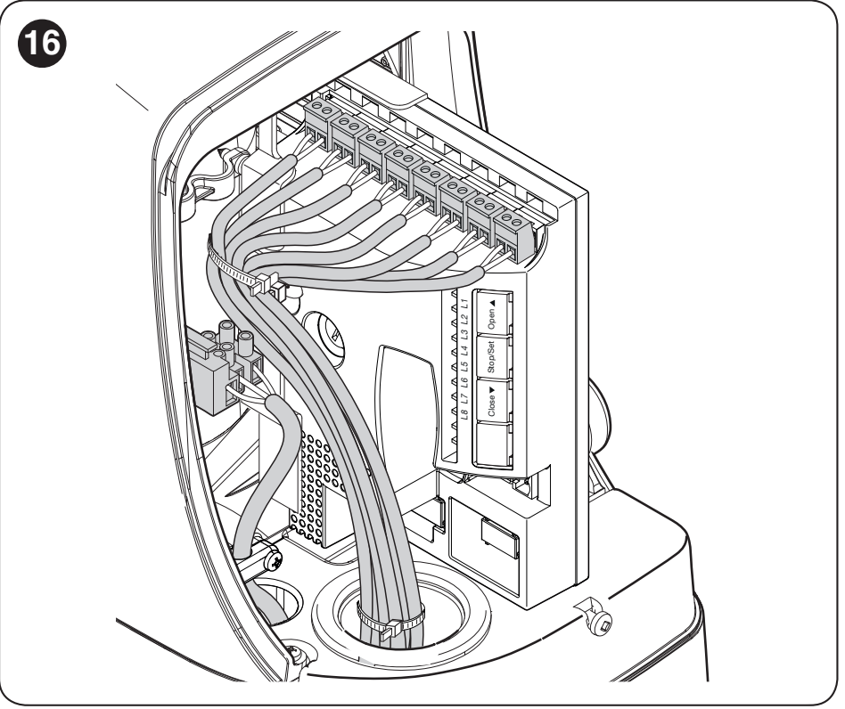 RUN1500 board and removable terminal block orientation