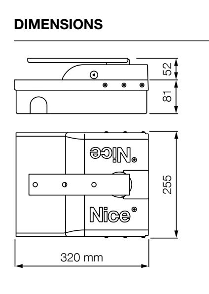 S-FAB: dimensions and installation of the SFABBOX in millimetres