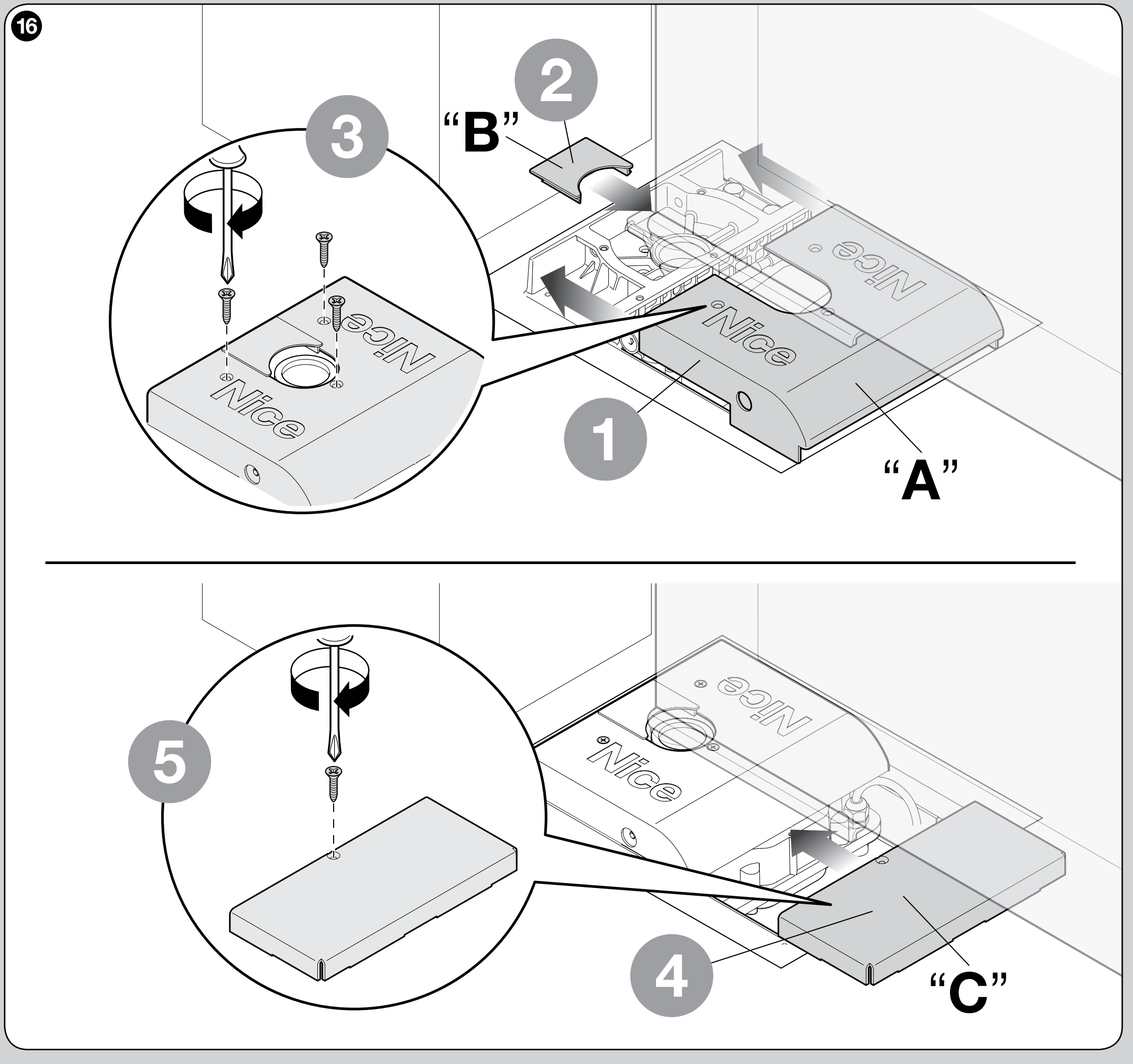 S-FAB: order for fitting covers A, B and C