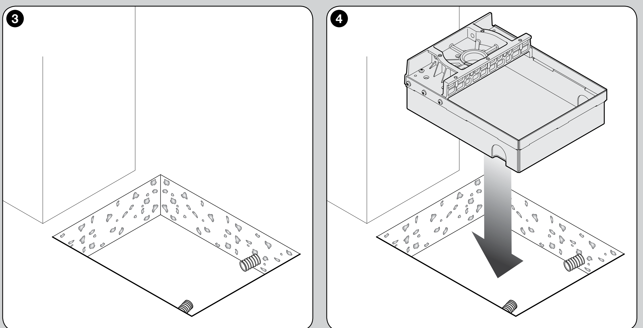 S-FAB: foundation pit, cable conduit and drainage