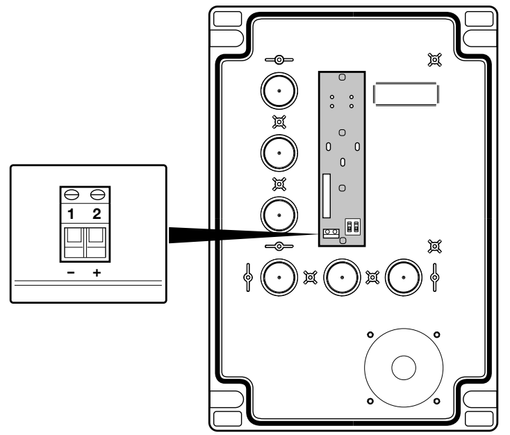 DPRO924: LIGHT 1 (−), 2 (+) on the cover button board