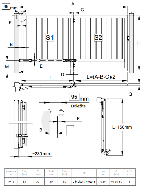 Folding mechanism calculation