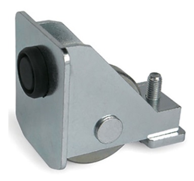 Sliding gate bottom guide roller
