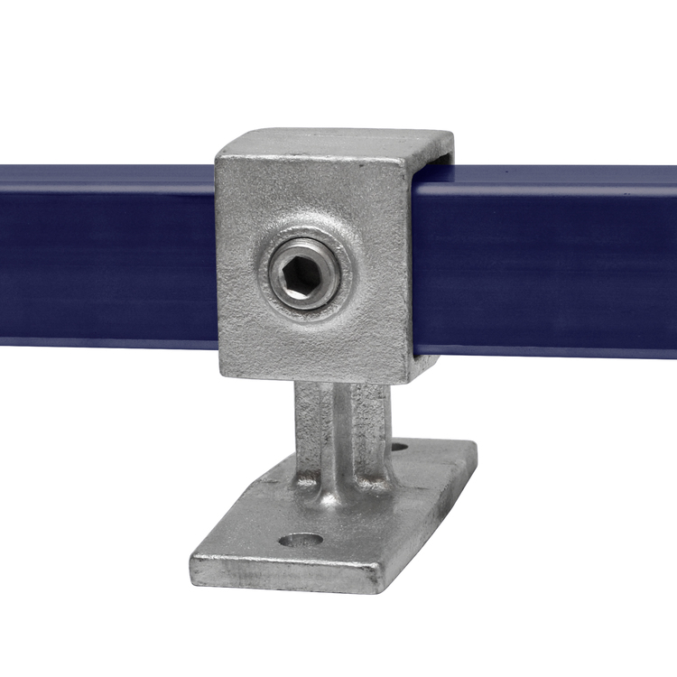 40x40 mm square-tube bracket for wall mounting