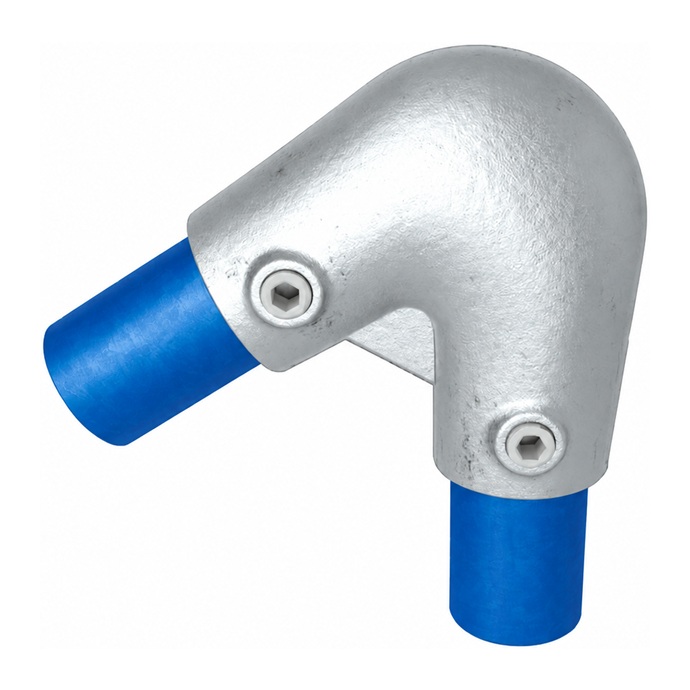 Example of using a 48.3 mm tube connector with blue tubes