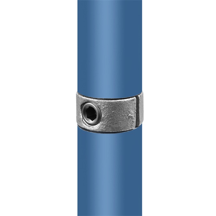 Example of use: Galvanised internal connector for pipes with a diameter of 48.3 mm and a wall thickness of 3.2 mm