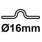 U16-shaped tracks