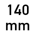 Wheels with Ø 140mm