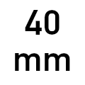 Wheels with Ø 40 mm