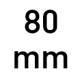 Wheels with Ø 80mm