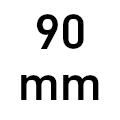 Wheels with Ø 90 mm
