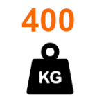 Gate weight up to 400 kg
