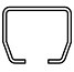 C-profile 95x86x5mm