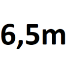 Clear opening width up to 6.5 m