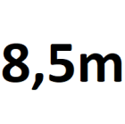 Clear opening width up to 8.5 m