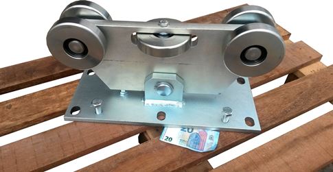Trolley for C-profile 140x140x6 for a sliding gate Trolley for C-profile 140x140x6 for a sliding gate