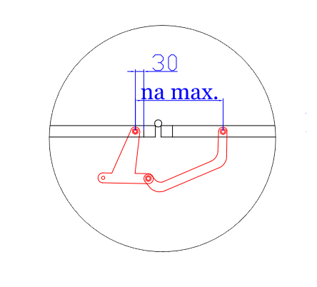Folding mechanism installation, step 1