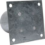 Round anchor bracket for timber buildings Round anchor bracket for timber buildings
