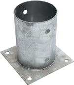 Round anchor bracket for timber buildings Round anchor bracket for timber buildings