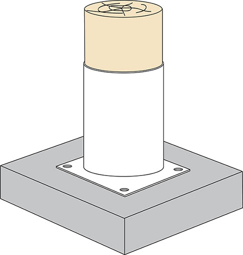 How to use a round anchor bracket How to use a round anchor bracket