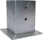Square anchor bracket for timber buildings Square anchor bracket for timber buildings