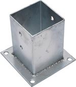 Square anchor bracket for timber buildings Square anchor bracket for timber buildings