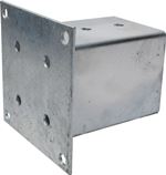 Square anchor bracket for timber buildings Square anchor bracket for timber buildings