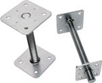 Pillar base with fixed top plate Pillar base with fixed top plate