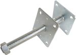 Post base with a separate top plate