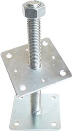 Post base with a separate top plate
