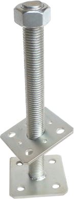 Post base with a separate top plate