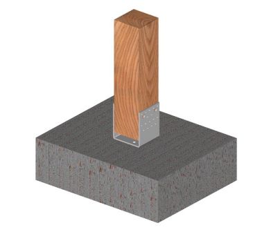 Example of how to use a U-shaped structural anchor Example of how to use a U-shaped structural anchor