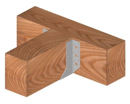 Example of how to use a static joist hanger Example of how to use a static joist hanger