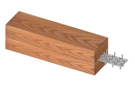 Example of how to use a double-sided connector plate