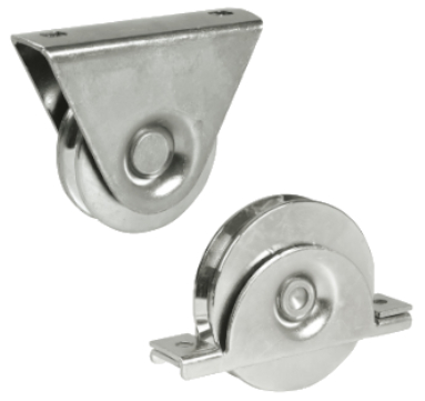 Track gate wheels Track gate wheels