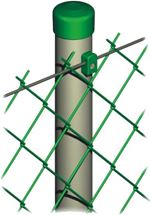 Wire mesh fence clips