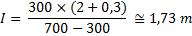 Example: calculating the distance between the centers of the carriages Example: calculating the distance between the centers of the carriages