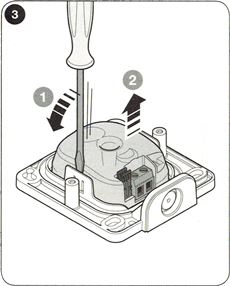 2. Following the arrows in the image, remove the electronics 2. Following the arrows in the image, remove the electronics