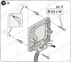 8. Mount the photocell housings on a wall or post 8. Mount the photocell housings on a wall or post