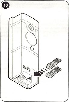 6. Set the address jumpers according to the position of the photocells at the installation site and the table.