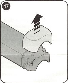 12. Remove the blanking plug from the photocell cover